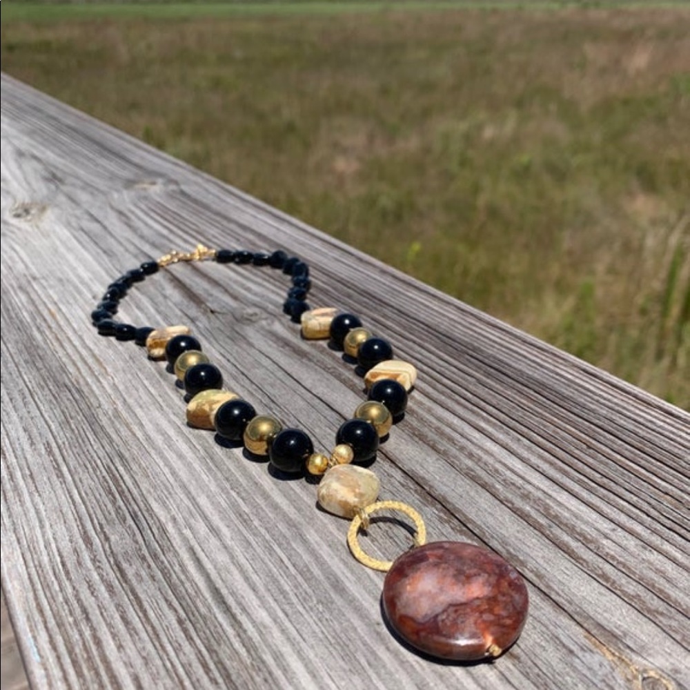 Gemstone necklace